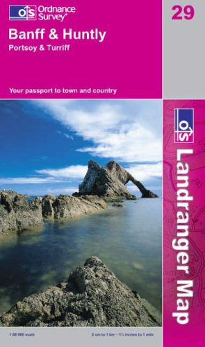 Banff and Huntly, Portsoy and Turriff (Landranger Maps)