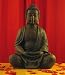 BUDDHA SKULPTUR 70 x 45cm GIGANTISCHE STATUE FIGUR FENG SHUI WETTERFEST
