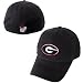 Twins Enterprise Georgia Bulldogs Black Franchise Fitted Hat (Small)