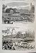 1870 Boats Cambridge Eton Brocas Surley Hall Old Print
