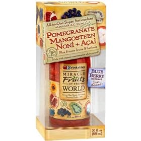 Miracle Fruits of the World - 30 oz.- Mangosteen, Pomegranate, Noni, Blueberry, Cherry and More