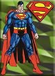 Superman Green Background Refrigerator Magnet