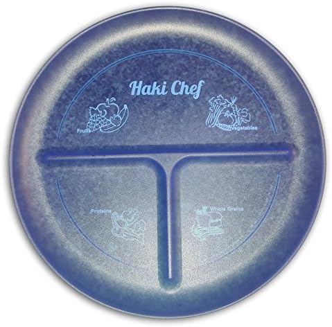 Portion Plate - Control How Much you eat (1, blue)