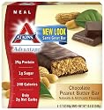 Atkins Advantage Bars, Chocolate Peanut Butter, 2.1-Ounce Bars 5 count, (Pack of 2)