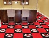 Exclusive By FANMATS MLB - Cincinnati Reds Carpet Tiles