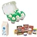 Melissa and Doug Wooden Pantry Products with Wooden Eggs and Milk Bundle