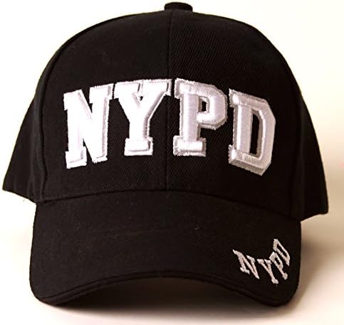 Basic NYPD Text Style Hat with Side Lettering - Black