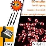 BEIYI 18M 100 LED Solar Lichterketter...
