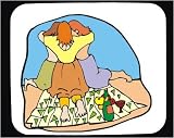 Decorated Mouse Pad with Hawaii, group, huddle, art, design, dancing, picnic, friends, Polynesia, woman, beach