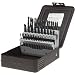 Precision Twist C60R41C High Speed Steel Short Length Drill Bit Set, Black Oxide Finish, 135 Degree Point, Wire Size, 60 piece, #60 to #1