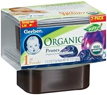 Gerber 1st Foods Organic Prunes, 2-Count, 2.5-Ounce Tubs (Pack of 8)
From Gerber
