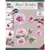One Stroke Painting 9880 Folk Art Technique Book, Basic Strokes Workbook