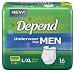 incontinence21 - Depend Super Absorbent Male Underwear Largeextra Large 16Count