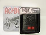 AC/DC Black Leather Wallet Metal Collectors Box Set For Those About to Rock
