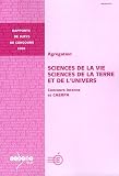 Agr�gation Sciences de la Vie, Sciences de la Terre et de l'Univers : Concours interne et CAERPA