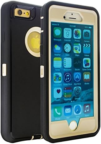 iPhone 6 / 6S 2016 New Design Heavy Duty Dual Layer Extreme Protection TPU Cell Phone Case Shock Absorbing Ultra Protective from AZ Case ( DualPro Defender Series )