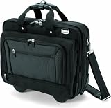 Dicota Mobile Business Notebooktaschen mit Trolley System, schwarz 38,1 cm (15 Zoll) / 39,1 cm (15,4 Zoll) f&uuml;r Notebooks bis 370 x 290 x 55mm
