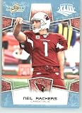 2008 Donruss / Score Limited Edition Super Bowl XLIII GLOSSY # 6 Neil Rackers - Arizona Cardinals - 2008 NFC Champion - (Serial #d to 250) NFL Trading Card in a Prorective Screw Down Display Case