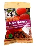 Oskri Peach Granola, 3.53-Ounce Bags (Pack of 12)