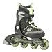 K2 Sports Junior Eddie 2012 Fitness Inline Skates (Black/Green, 4-8/Large)