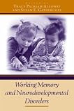 Working Memory and Neurodevelopmental Disorders