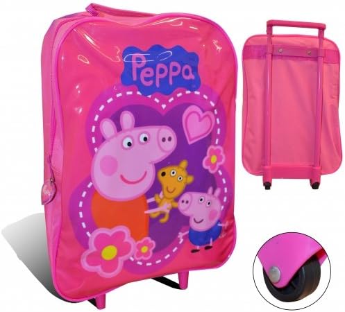 Character Peppa Pig Pink Wheeled Bag