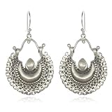 Satya Jewelry Silver Belly Dance Crescent Earr