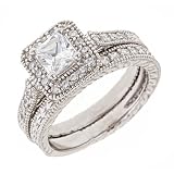 Tacori Style Engagement Ring Size 5 (Sizes 5-10 Available)