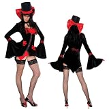 Vampire Vixen Costume Sexy (Black;Small/Medium)