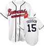 Tim Hudson White Majestic MLB Home Replica Atlanta Braves Jersey