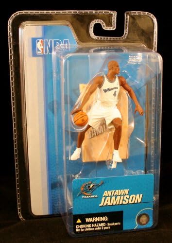 ANTAWN JAMISON / WASHINGTON WIZARDS * 3 INCH * McFarlane's NBA Sports Picks Series 3 Mini Figure &amp; Display Base