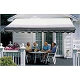 Sunsetter Pro Motorized Awning (17 Ft / Black Stripe)