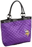 Minnesota Vikings Quilted Tote, Purple