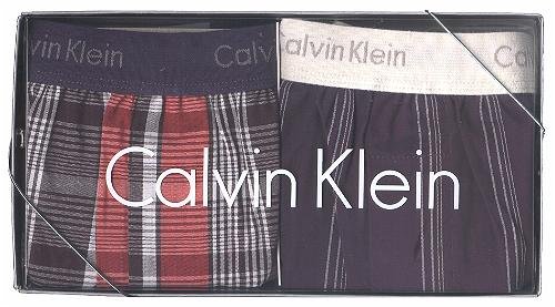 Calvin Klein Woven Boxers Gift Box 2-Pack Underwear