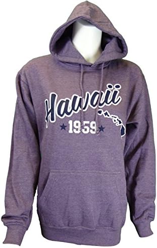 Maui Clothing Hawaii Ramp It Up Hoodie (Medium, Plum)
