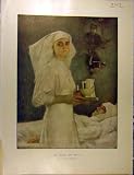 1915 NURSE CHEVET HEROS RED-CROSS SOLDIER WW1 WAR