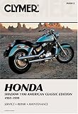 More details of book titled: Clymer Honda Shadow 1100 American Classic 1995-1999 (Clymer Motorcycle Repair)