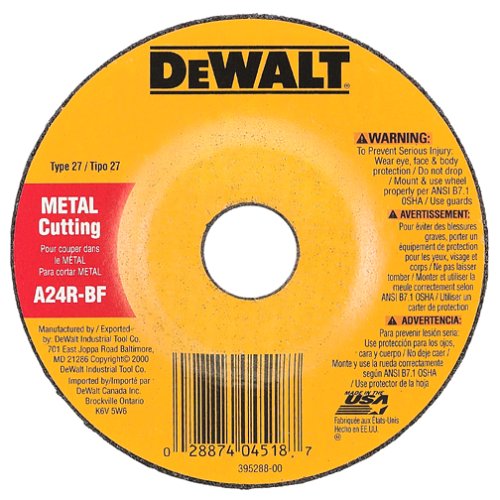 Dewalt #DW4518 4-1/2x1/8x7/8 Gri Wheel