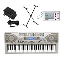 Casio CTK900 Keyboard with Power Supply, Stand and Akai Digital Chord Finder