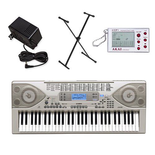 Childrens Toyshop  Musical Instruments : Casio CTK900 Keyboard with Power Supply, Stand and Akai Digital Chord Finder