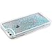 NSSTAR Fashion Creative Design Flowing Liquid Floating Luxury Bling Glitter Sparkle Love Heart Hard Case for Apple iPhone 6S, iPhone 6 - Love Blue Pattern