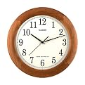 Wood Atomic Wall Clock  Natural