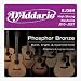 D'Addario EJ38H Phosphor Bronze High Strung/Nashville Acoustic Guitar Strings Set