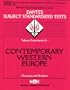 DSST Contemporary Western Europe 1946-1990 (DANTES series) (Dantes Subject Standardized Tests Passbooks)