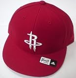 Houston Rockets Flat Bill Fitted Adidas Hat Size 6 5/8 - Youth