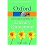 The Oxford Dictionary of Literary Quotations (Oxford Paperback Reference)