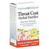 Traditional Medicinals Throat Coat Herbal Pastilles, 24-Count Boxes (Pack of 3)