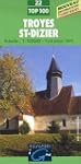 Carte touristique : Troyes - St-Dizier