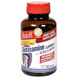 Schiff Glucosamine HCl, 2000 mg Per 2 Coated Tablets, 150 Coated Tablets (Pack of 2)