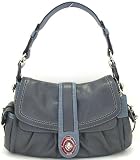 Coach Legacy Large Leather Flap Hobo Bag - 13203 (Grey)